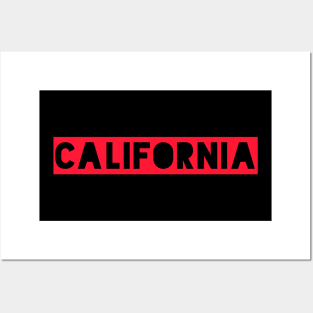 California t-shirt designs Posters and Art